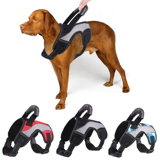 Premium No-Pull Dog Harness – Breathable, Anti-Shock Chest Strap for Medium & Large Dogs