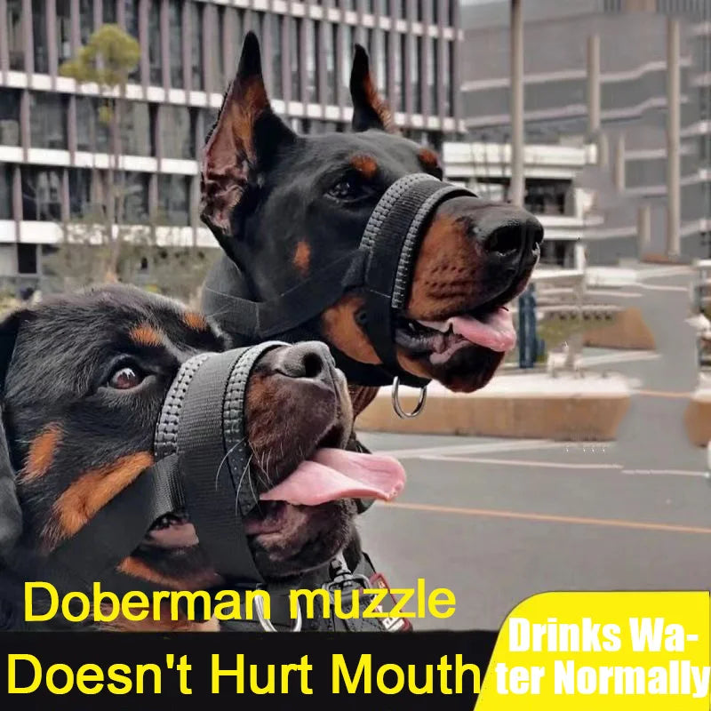 Comfortable Dog Muzzle – Secure & Breathable Design for Safe Walks, Training & Anti-Biting Control