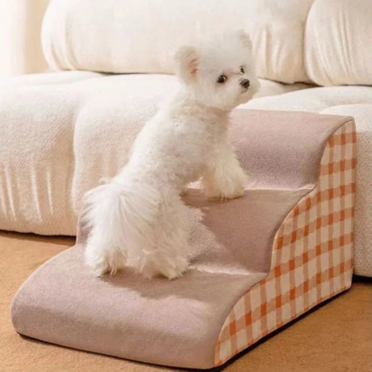 2 Steps Pet Staircase Dog Slope Ladder Anti-slip Detachable Stable And Non-collapsing Memory Foam Rebound Washable Sofa Steps