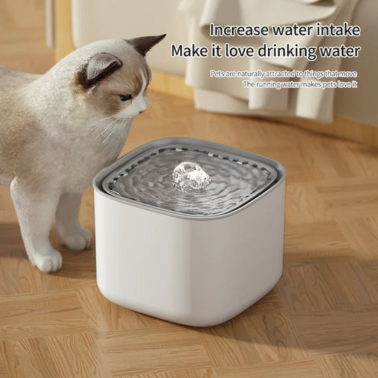 3L Automatic Cat Water Fountain – Ultra-Quiet USB Pet Water Dispenser with Advanced Filtration for Fresh & Healthy Drinking