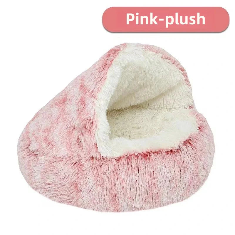 Calming Dog Bed – Soft Anti-Anxiety Plush Pet Bed
