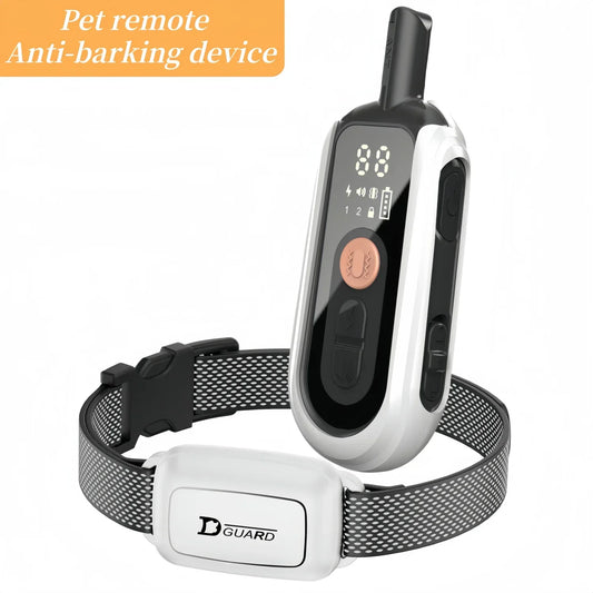 Premium Electric Dog Training Collar – Waterproof, Rechargeable Anti-Bark Device with Remote for All Dog Sizes