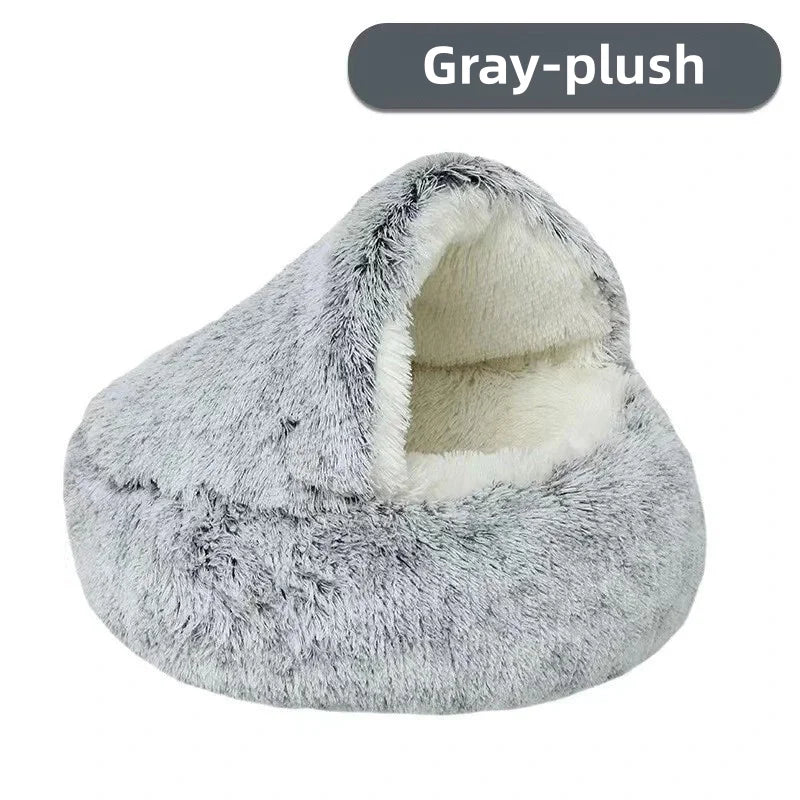 Calming Dog Bed – Soft Anti-Anxiety Plush Pet Bed