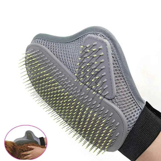 Pet Grooming Glove – Gentle Deshedding & Hair Removal Brush for Dogs & Cats | Perfect for Bathing & Massage
