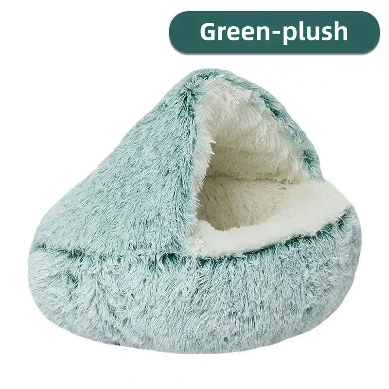 Calming Dog Bed – Soft Anti-Anxiety Plush Pet Bed